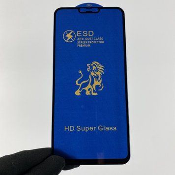 Захисне скло для телефона Xiaomi Mi 8 Lite протиударне повноекранне на сяомі мі 8 лайт чорне 0001082 фото