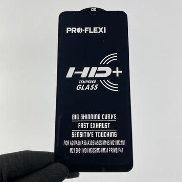 Защитное стекло для телефона Samsung Galaxy A30 SM-A305F противоударное полноэкранное на самсунг а30 чёрное 0000897 фото