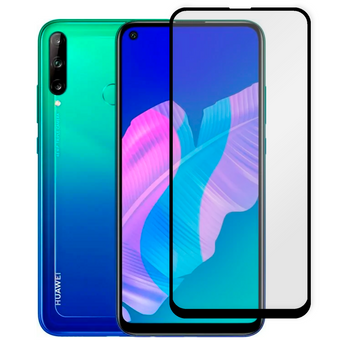 Захисне скло для телефона Huawei P40 Lite E протиударне повноекранне на хуавей п40 лайт є чорне 0038167 фото
