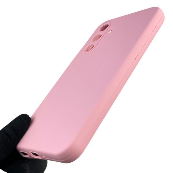 Чохол для Samsung Galaxy A54 5G (SM-A546E) силіконовий з мікрофіброю нековзний на самсунг а54 5г рожевий 0032063 фото