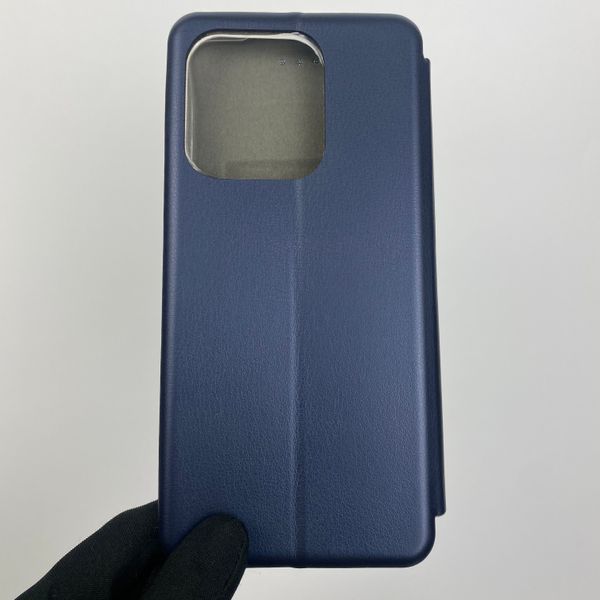 Чохол-книжка для TECNO Spark 10 KI5q з підставкою на техно спарк 10 темно-синя 0000847 фото
