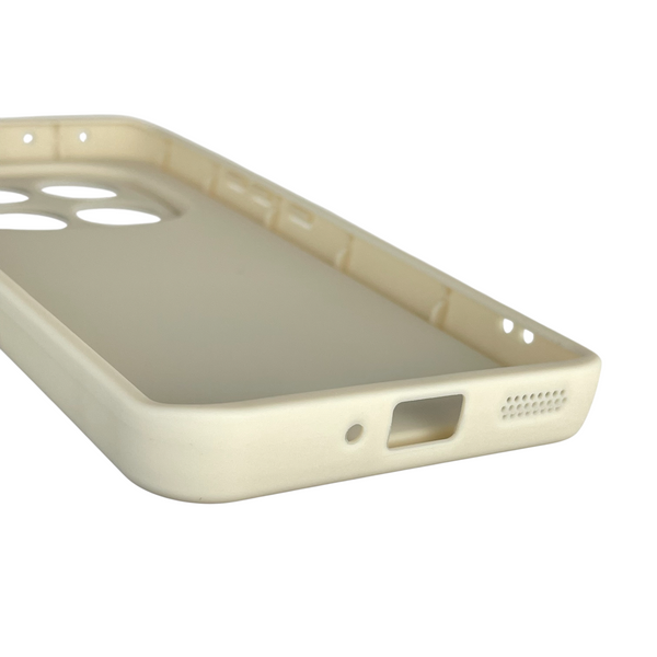 Чохол силіконовий Soft Touch з 3D принтом жіночим для Xiaomi Redmi Note 14 Pro 5G молочний (Повний захист камери) 0043127 фото
