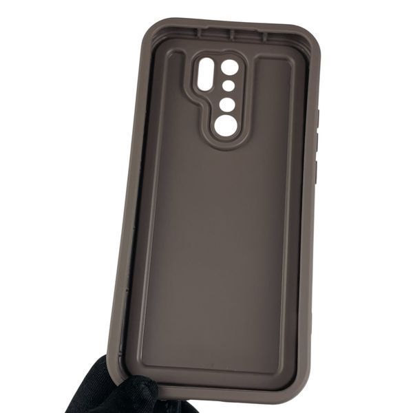 Чехол для Xiaomi Redmi 9 с 3д рисунком детский женский объёмный на сяоми редми 9 коричневый 0013366 фото