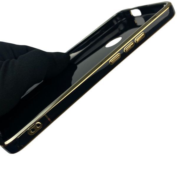 Чохол для Huawei Y9 Prime 2019 (STK-L21) з кільцем-підставкою із золотою окантовкою на хуавей у9 прайм 2019 чорний gs1 0020942 фото