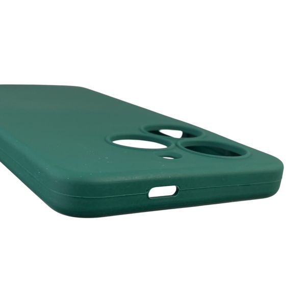 Чехол для TECNO Spark Go 2024 (BG6) силиконовый с микрофиброй нескользящий на техно спарк го 2024 зеленый 0032308 фото