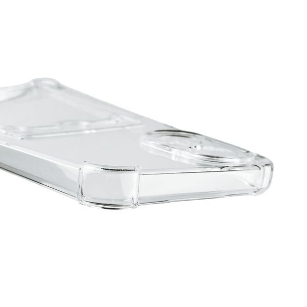 Чехол для OPPO A18 4G (CPH2591) с бронь углами с карманом для карточек k-pop на оппо а18 4г прозрачный 0013422 фото