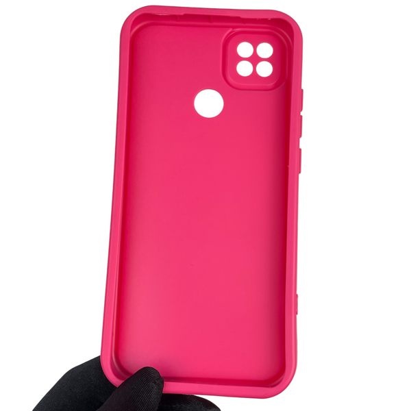 Чохол силіконовий Soft Touch з 3D принтом для Xiaomi Redmi 9C малиновий (Повний захист камери) 0040760 фото