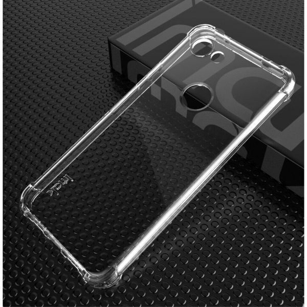 Чохол для Google Pixel 3A з бронь кутами і бортами вище екрана прозорий (гугл пиксель 3а) 0061379 фото