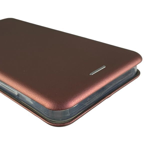 Чохол-книжка для OPPO A17 з підставкою на оппо а17 бордова 0000546 фото