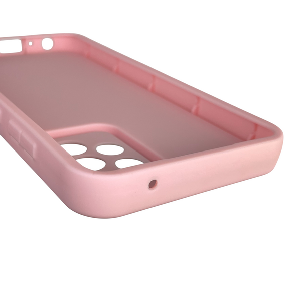 Чохол силіконовий Soft Touch з 3D принтом жіночим для Samsung Galaxy A52 5G (SM-A526) рожевий (Повний захист камери) 0042788 фото