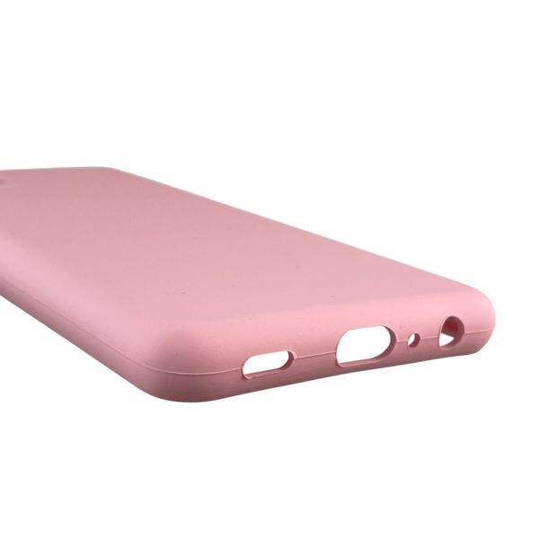 Чохол для Samsung Galaxy M32 4G (SM-M325F) силіконовий з мікрофіброю нековзний на самсунг м32 4г рожевий 0032140 фото