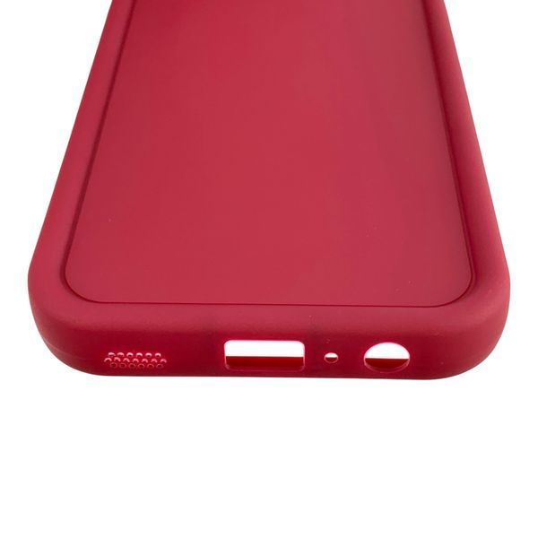 Чехол силиконовый Soft Touch для Samsung Galaxy A04e (A042F) бордовый (Полная защита камеры) 0053965 фото