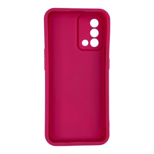 Чехол силиконовый Soft Touch для Oppo A74 4G малиновый (Полная защита камеры) 0054286 фото