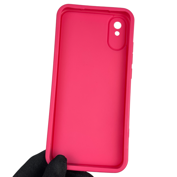Чохол силіконовий Soft Touch для Xiaomi Redmi 9A малиновий (Повний захист камери) 0039881 фото