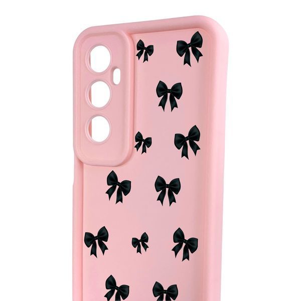 Чохол силіконовий Soft Touch з 3D принтом для Realme C65 рожевий (Повний захист камери) 0057529 фото