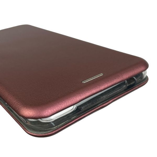 Чехол-книжка для ZTE Blade A7S 2020 с подставкой на зте блейд а7с бордовая 0002208 фото