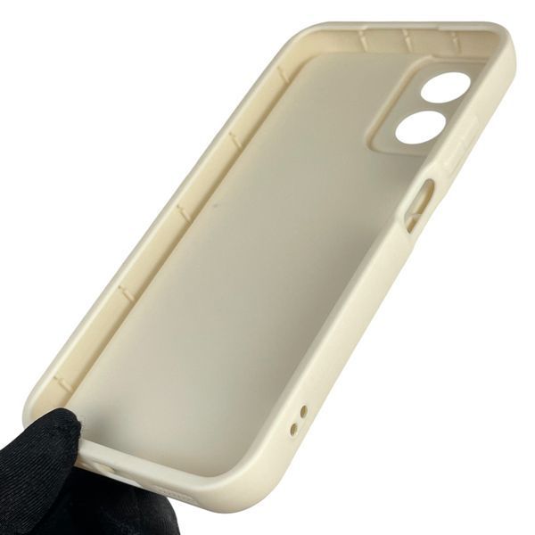 Чохол силіконовий оригінальний Soft Touch з 3D принтом кумедний тед ведмідик для OPPO A18 4G (CPH2591) молочний (Повний захист камери) 0048430 фото