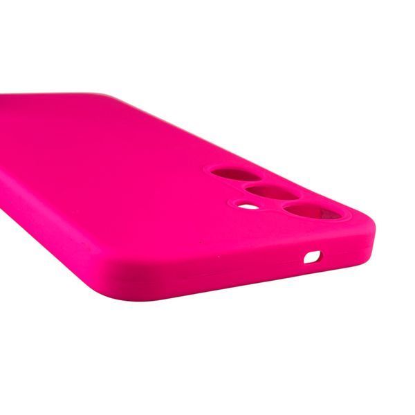 Чохол для Samsung Galaxy S25 Plus (SM-S936B) силіконовий з мікрофіброю нековзний на самсунг с25 плюс малиновий 0032220 фото