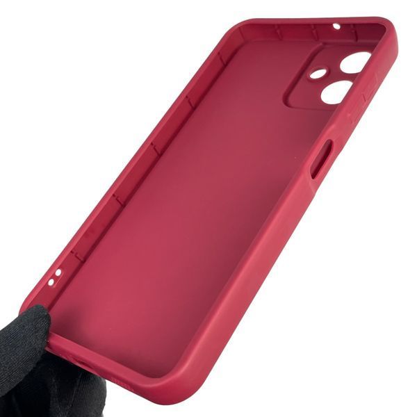 Чехол силиконовый оригинальный Soft Touch с 3D принтом мема сибу для Samsung Galaxy A06 (SM-A065) бордовый (Полная защита камеры) 0047445 фото