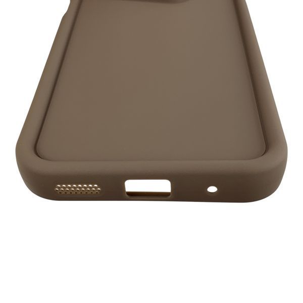 Чехол силиконовый Soft Touch для Motorola G15 коричневый (Полная защита камеры) 0054397 фото