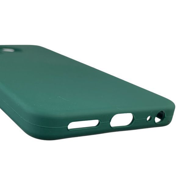 Чехол для TECNO Spark Go 2024 (BG6) силиконовый с микрофиброй нескользящий на техно спарк го 2024 зеленый 0032308 фото