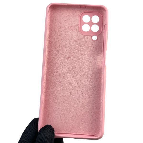 Чохол для Samsung Galaxy M32 4G (SM-M325F) силіконовий з мікрофіброю нековзний на самсунг м32 4г рожевий 0032140 фото