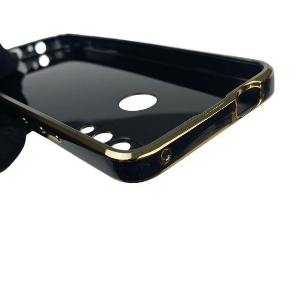 Чохол для Huawei Y9 Prime 2019 (STK-L21) з кільцем-підставкою із золотою окантовкою на хуавей у9 прайм 2019 чорний gs1 0020942 фото