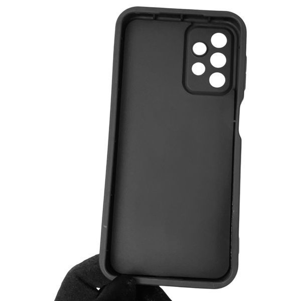 Чехол силиконовый Soft Touch с 3D принтом волшебной минни маус для Samsung Galaxy A13 4G (SM-A135F) черный (Полная защита камеры) 0050276 фото