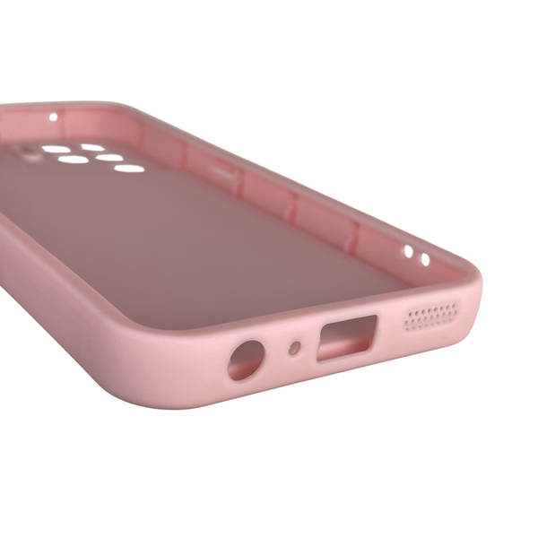 Чехол силиконовый Soft Touch с 3D принтом для Oppo Reno 5 Lite розовый (Полная защита камеры) 0040322 фото
