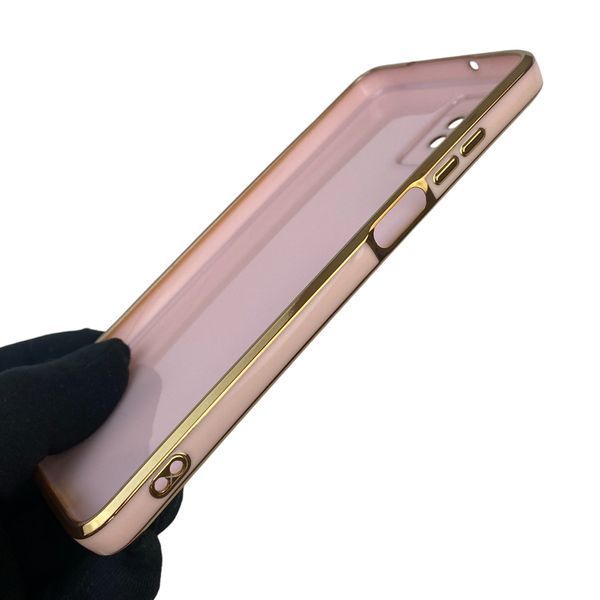 Чехол для Motorola Moto G32 PAUU0013RS с кольцом-подставкой с золотой окантовкой на моторола мото г32 пудровый gs1 0020410 фото