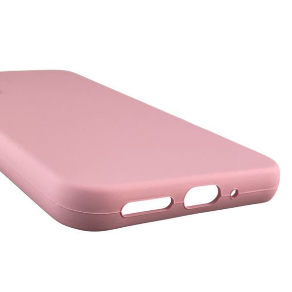 Чохол для Samsung Galaxy A54 5G (SM-A546E) силіконовий з мікрофіброю нековзний на самсунг а54 5г рожевий 0032063 фото