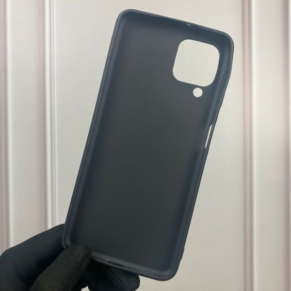 Чохол для Samsung Galaxy A22 4G SM-A225F однотонний матовий силіконовий на самсунг а22 4г чорний 0000142 фото