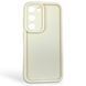 Чехол силиконовый Soft Touch для Samsung Galaxy S23 молочный (Полная защита камеры) 0054059 фото 1