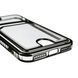 Чохол для Apple iPhone SE 2022 із чорною окантовкою з кишенькою для карток на айфон се 2022 чорний 0013184 фото 6