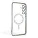 Чехол для Samsung Galaxy A35 5G (SM-A356B) с линзами на камере с MagSafe на самсунг а35 5г серебряный 0034463 фото 2
