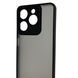 Чехол для Realme C61 черный матовый полупрозрачный (бампер, защита камеры) 0062254 фото 4