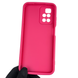 Чохол силіконовий Soft Touch для Xiaomi Redmi 10 малиновий (Повний захист камери) 0039775 фото 5