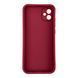 Чехол силиконовый Soft Touch для Samsung Galaxy A04e (A042F) бордовый (Полная защита камеры) 0053965 фото 2