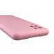 Чохол для Samsung Galaxy M32 4G (SM-M325F) силіконовий з мікрофіброю нековзний на самсунг м32 4г рожевий 0032140 фото 5