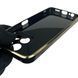 Чехол для Honor X6b 4G с кольцом MagSafe с золотой окантовкой на хонор х6б черный gs1 0022138 фото 3