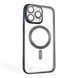 Чехол для Apple iPhone 15 Pro Max с линзами на камере с MagSafe на айфон 15 про макс черный 0034406 фото 1
