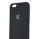 Чохол Silicone Case для Apple iPhone 6 чорний (силіконовий, захист камери) 0059863 фото 4