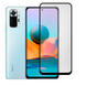 Захисне скло МАТОВЕ для телефона Xiaomi Redmi Note 10 Pro 4G протиударне повноекранне на сяомі редмі нот 10 про 4г чорне 0039335 фото 1
