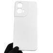 Чохол для Motorola Moto G24 (PB1E0003RS) силіконовий з мікрофіброю нековзний на моторола г24 білий