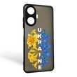 Чехол для телефона Realme C55 с 3D принтом патриотическим с высокими бортами на реалми с55 черный 0037983 фото