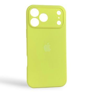 Чохол Silicone Case для Apple iPhone 17 Pro Max жовтий Yellow (софт-тач, закрита камера) 0061899 фото