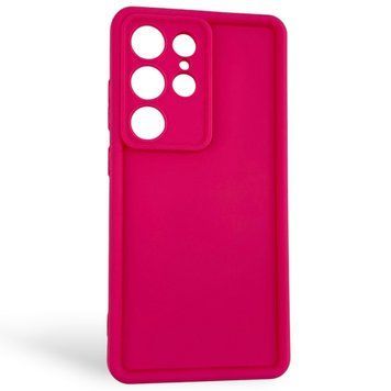 Чехол силиконовый Soft Touch для Samsung Galaxy S25 Ultra малиновый (Полная защита камеры) 0054105 фото