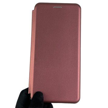 Чехол-книжка для Realme C25Y с подставкой на реалми с25у бордовая 0000541 фото