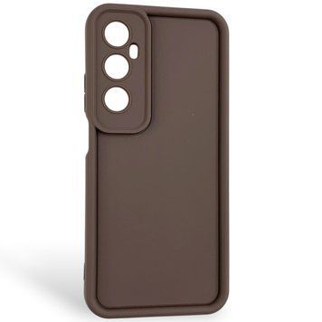 Чехол силиконовый Soft Touch для Realme C65 коричневый (Полная защита камеры) 0054116 фото