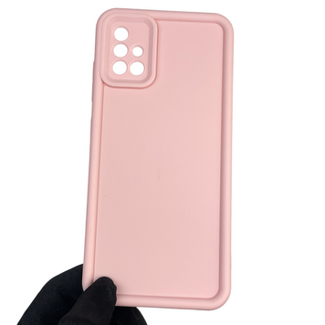 Чохол силіконовий Soft Touch для Samsung Galaxy A51 (SM-A515F) пудровий (Повний захист камери) 0039670 фото
